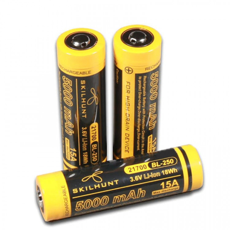 Аккумулятор Skilhunt BL-250 15A 21700-5000mAh protected battery 