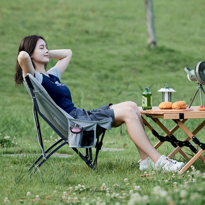 Стул складной Naturehike CNK23JU0001, светло-серый  