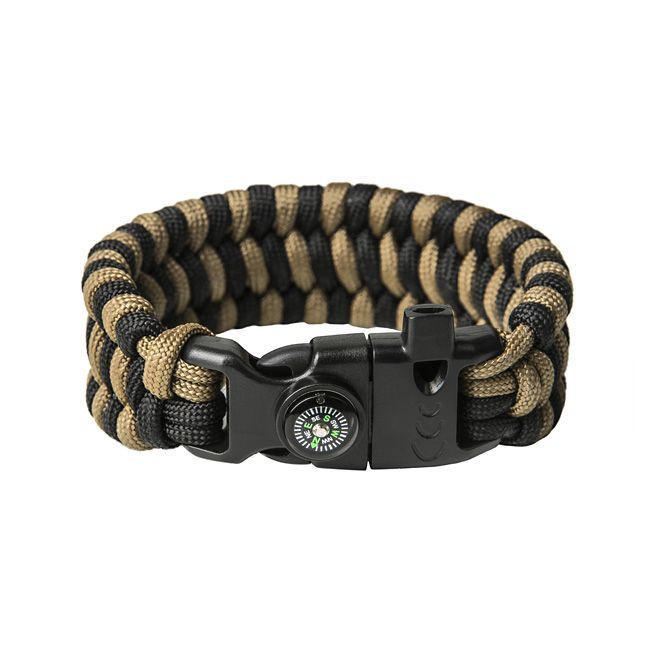 Браслет Трилобит Survival Black and Coyote brown (L) 