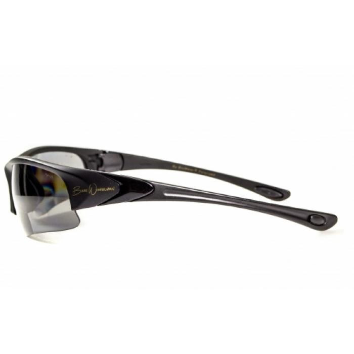 Очки BluWater Winkelman-1 polarized (1.5 bifocal) (gray) черная бифокальная линза с диоптриями  