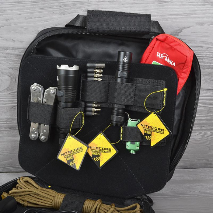 Сумка тактическая Nitecore NTC10 с набором съёмных карманов (8 шт.)  