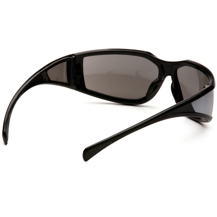 Очки Pyramex Exeter (silver mirror) зеркальные черные  