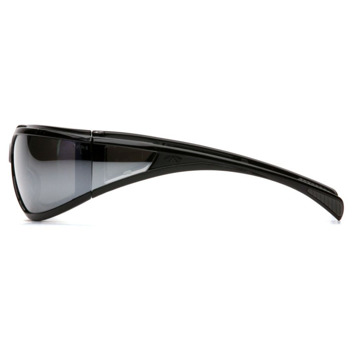 Очки Pyramex Exeter (silver mirror) зеркальные черные  