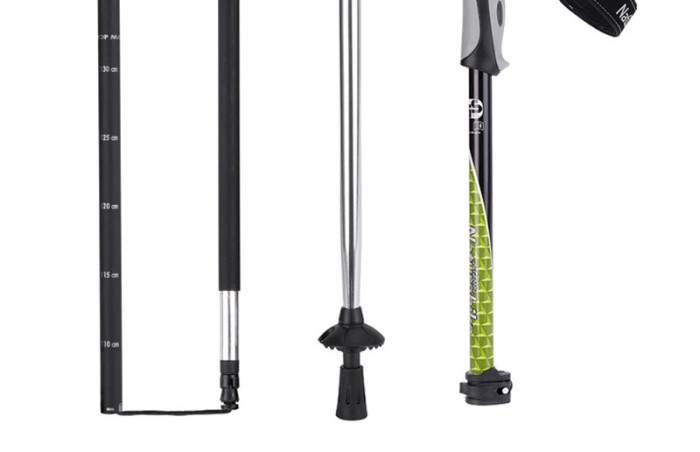 Трекинговые палки 4-сек. (пара) Naturehike light green (NH00D004-D)  