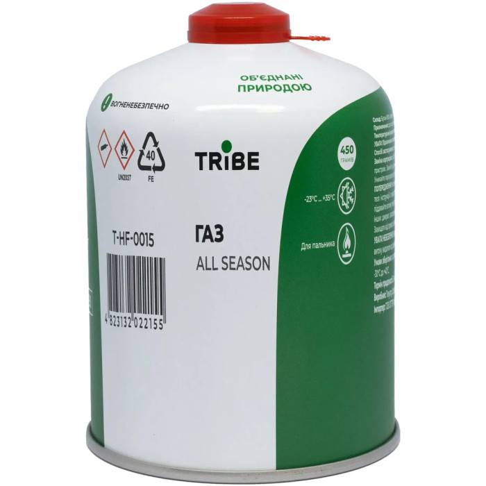Картридж газовый Tribe резьбовой 450 г T-HF-0015  