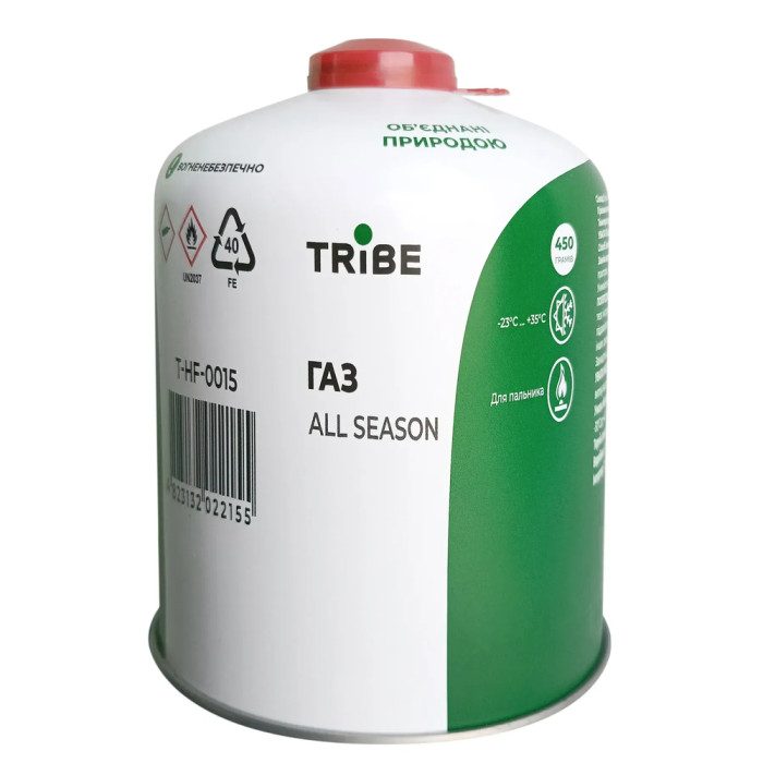 Картридж газовый Tribe резьбовой 450 г T-HF-0015  