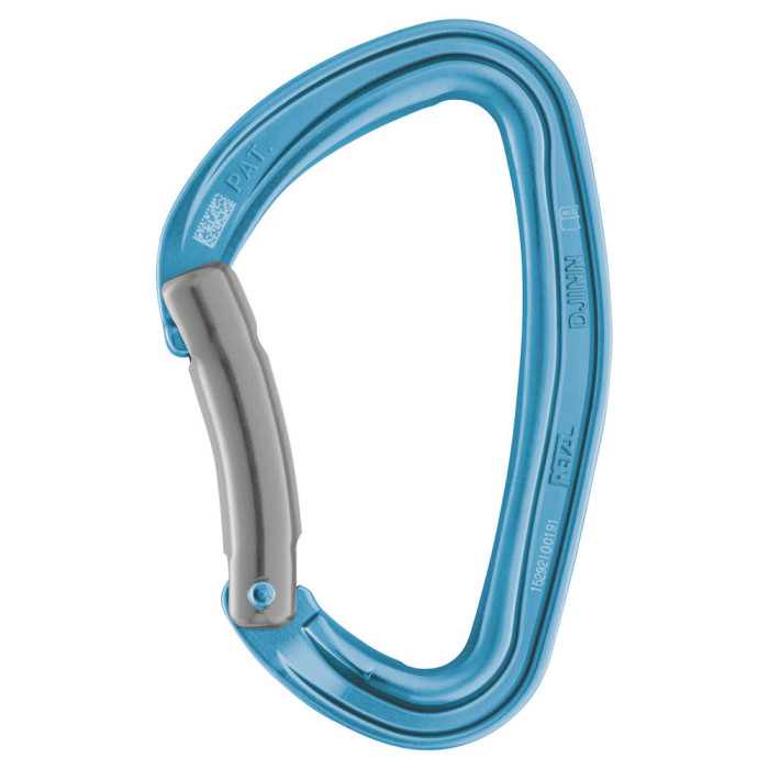 Карабин Petzl DJINN BENT изогнутый синий  