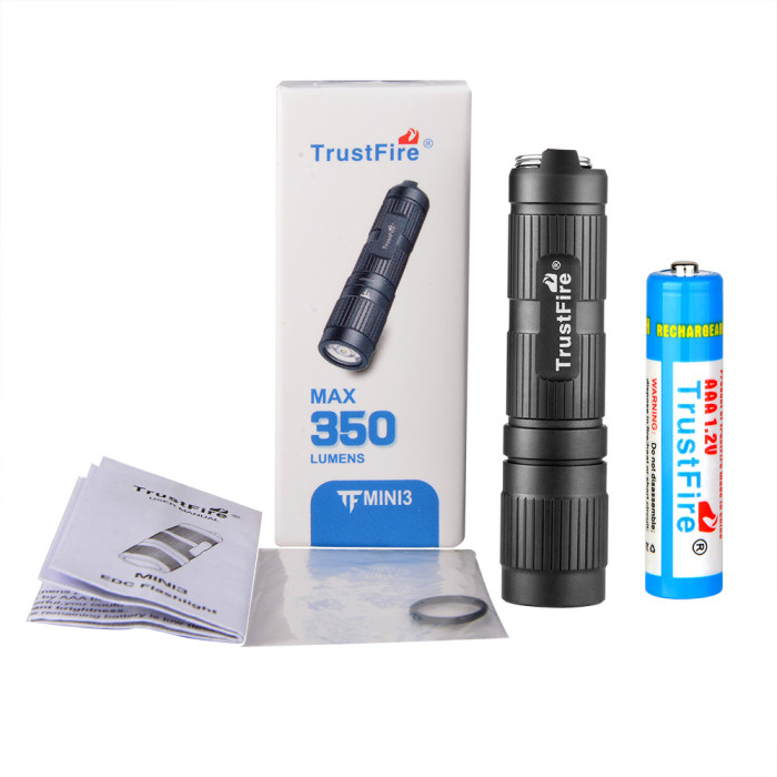 Фонарь TrustFire MINI3 KIT A, черный  