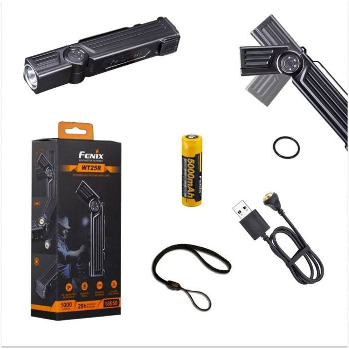 Фонарь Fenix WT25R (XP-L HI, ANSI 1000 lm, 18650)  