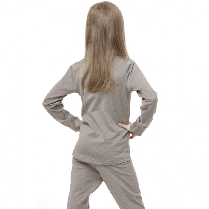 Термофутболка детская Turbat Yeti Top Kids - серая, 116  