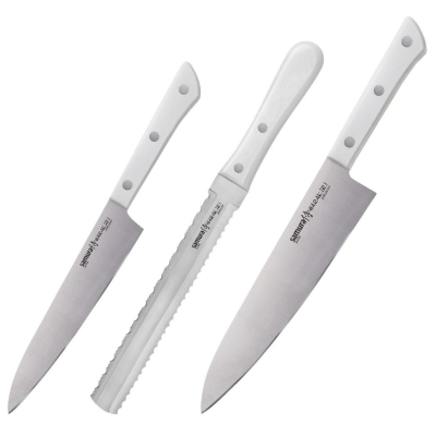 Набор из 3-х кухонных ножей Samura Harakiri SHR-0230W