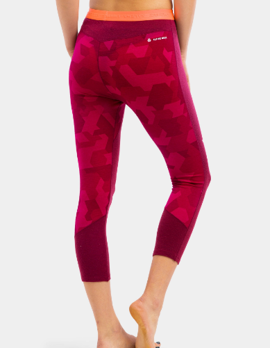 Термоштаны женские Salewa CRISTALLO WARM AMR 3/4 TIGHT - синие, 42/36  