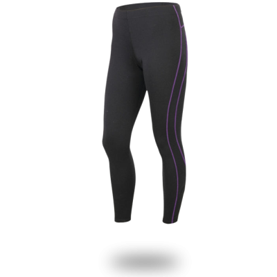 Штаны женские Lasting Wasa 9013 черные с красными полосками, S