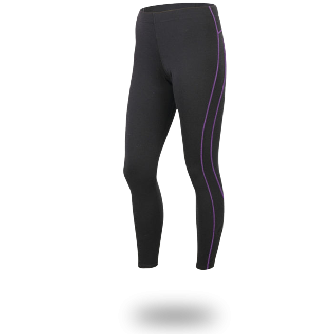 Штаны женские Lasting Wasa 9013 черные с красными полосками, S  