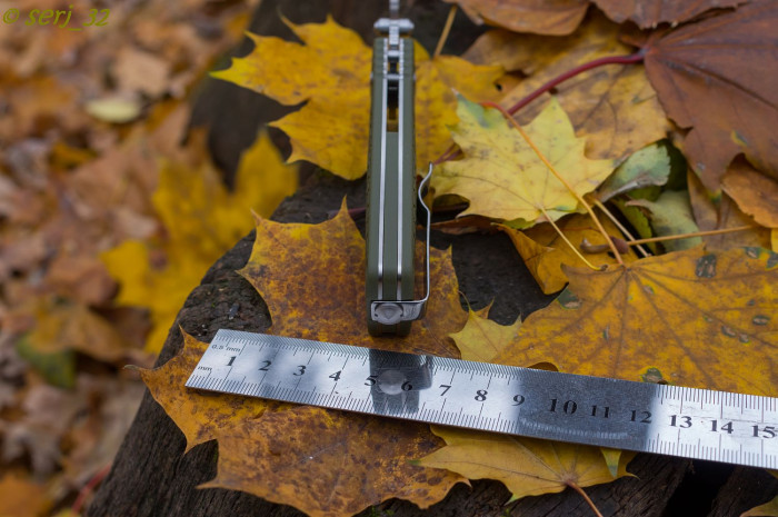 Нож Ganzo G724M, зеленый  