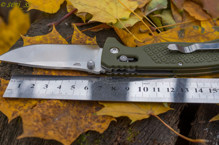 Нож Ganzo G724M, зеленый  