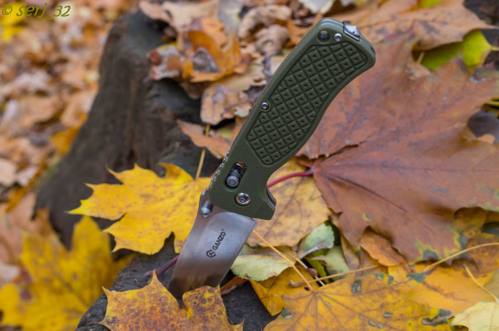 Нож Ganzo G724M, зеленый  