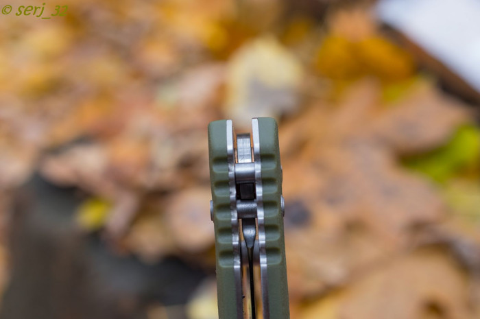 Нож Ganzo G724M, зеленый  