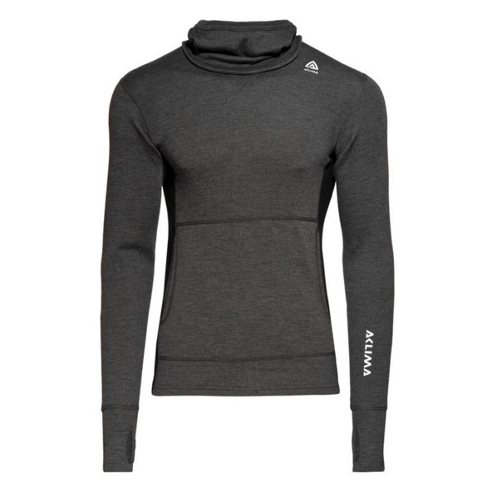 Худи мужское Aclima WarmWool Hood Sweater Man Marengo/Black, XL  