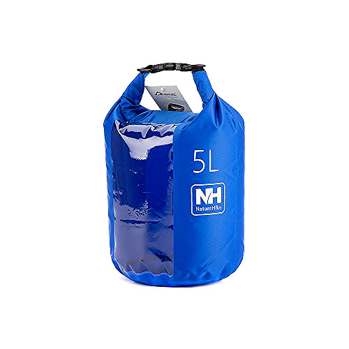 Гермомешок с прозрачной вставкой Naturehike 5 л blue NH15S005-D  