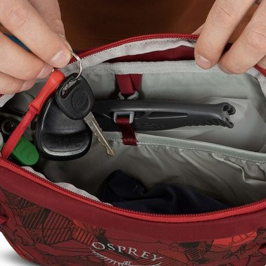 Сумка  поясная   Osprey Seral 4 Claret Red - O/S - красная  
