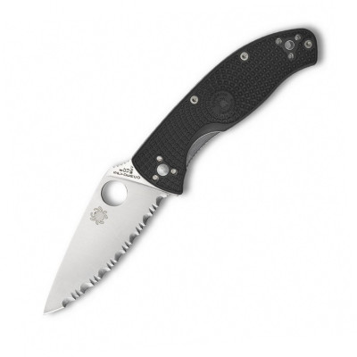 Нож Spyderco Tenacious FRN серрейтор (C122SBK)