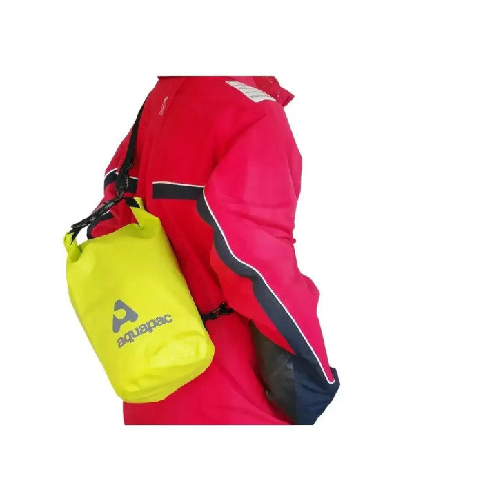 Гермомешок AQUAPAC с ремнем через плечо Trailproof Drybag - 7L (acid green) w/strap зеленый  