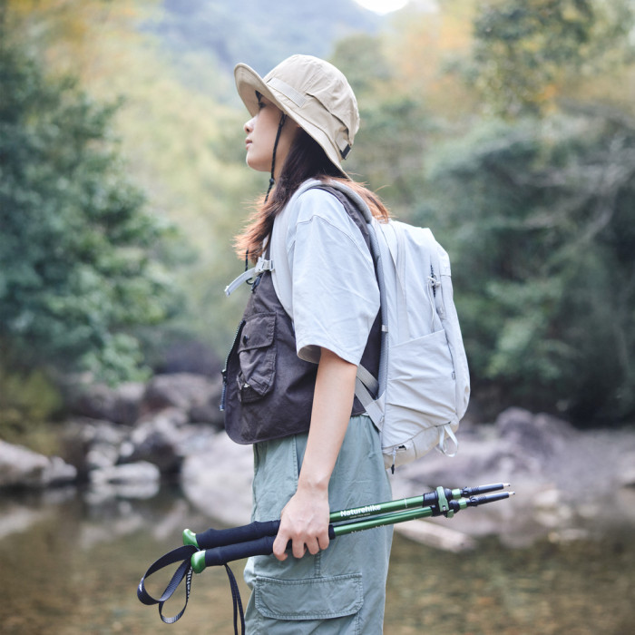 Трекинговая телескопическая палка Naturehike CNK2550DS010 Sunlit Terk Base, 60-135 см, зеленая  