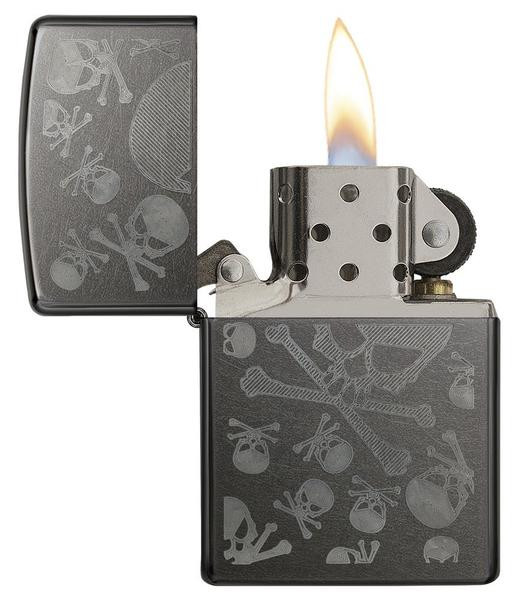 Зажигалка Zippo Iced Skulls 28685  