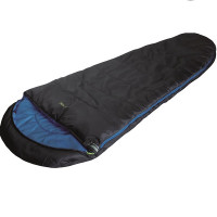 Спальный мешок High Peak TR 300, черный/синий, левый
