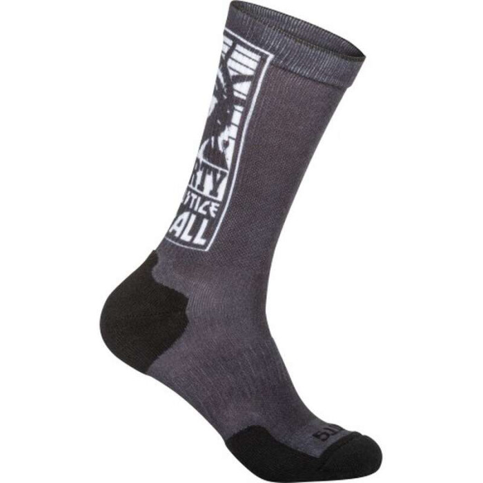 Носки 5.11 Tactical Sock&Awe Crew Liberty, черные, M (10041AD) 