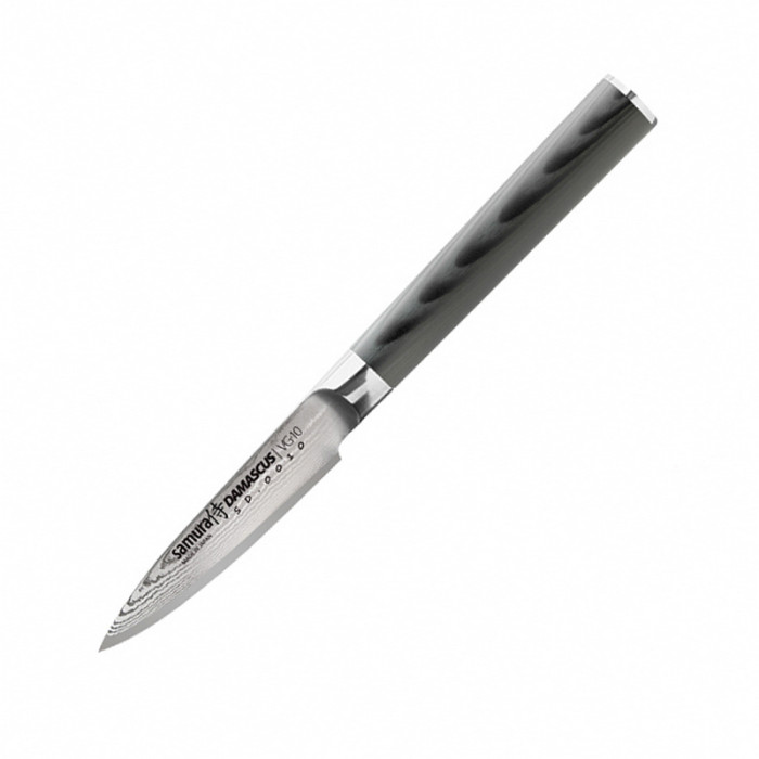 Нож кухонный Samura Damascus овощной, 87 мм, SD-0010  