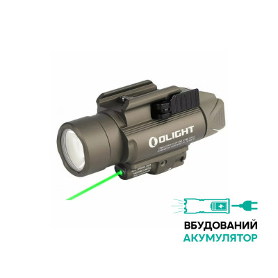 Подствольный фонарь Olight Baldr Pro R., 1350 лм., серый