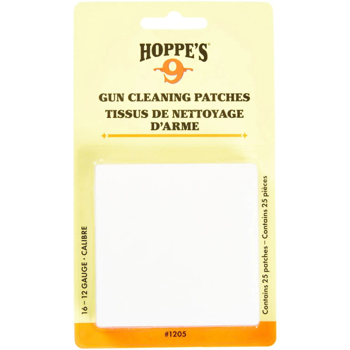 Патч для чистки Hoppe`s 12-16 кал. 25 шт/уп. Синтетика  