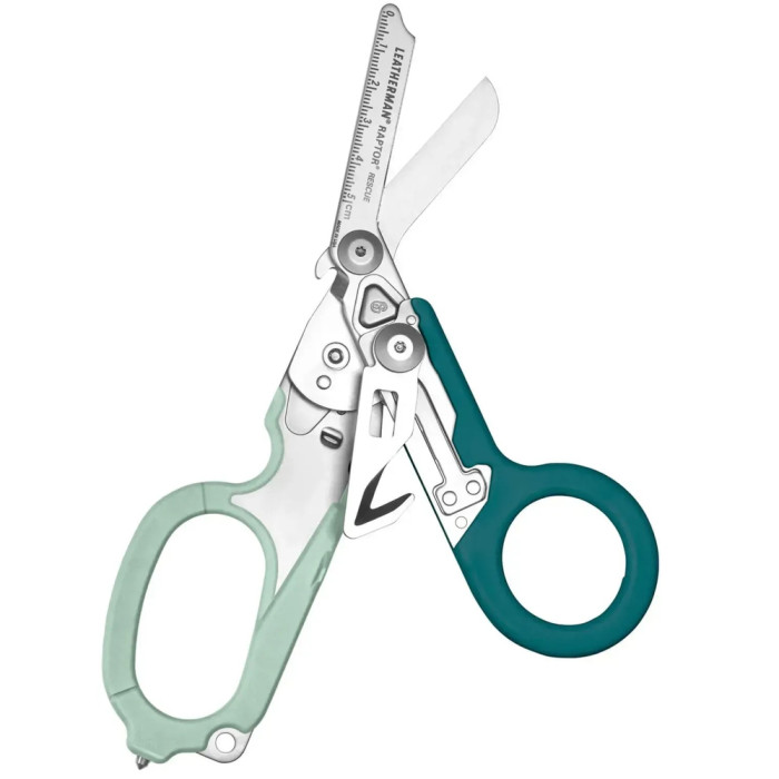 Ножницы Leatherman Raptor Rescue, бирюзовые, utility чехол  