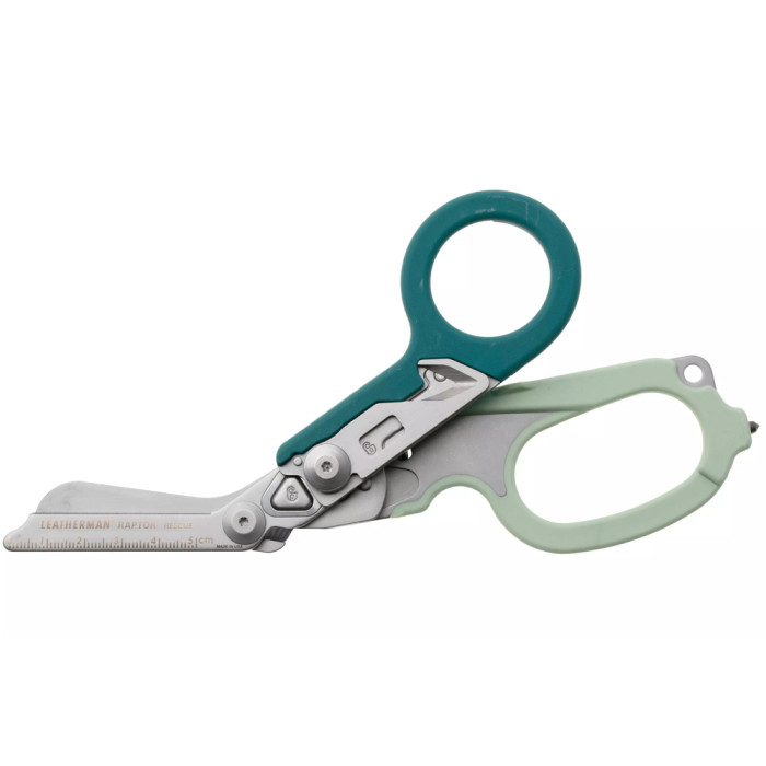 Ножницы Leatherman Raptor Rescue, бирюзовые, utility чехол  