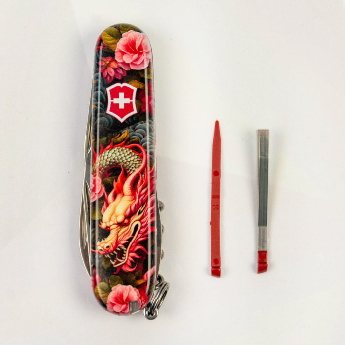 Складной нож Victorinox SPARTAN ZODIAC Китайский зеленый дракон 1.3603.Z3300p  