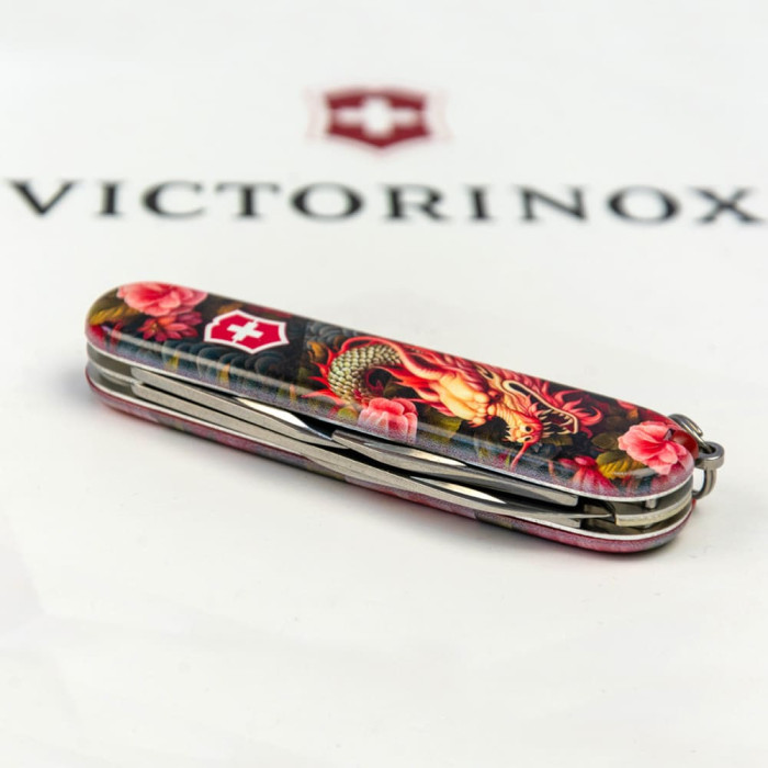 Складной нож Victorinox SPARTAN ZODIAC Китайский зеленый дракон 1.3603.Z3300p  