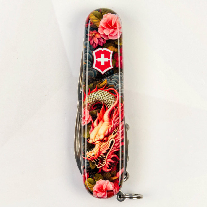 Складной нож Victorinox SPARTAN ZODIAC Китайский зеленый дракон 1.3603.Z3300p  