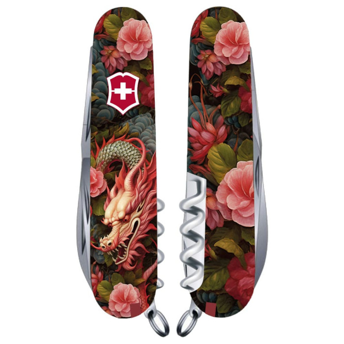 Складной нож Victorinox SPARTAN ZODIAC Китайский зеленый дракон 1.3603.Z3300p  