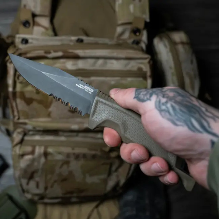 Нож SOG Recondo FX FDE, Partially Serrated (SOG 17-22-04-57)  