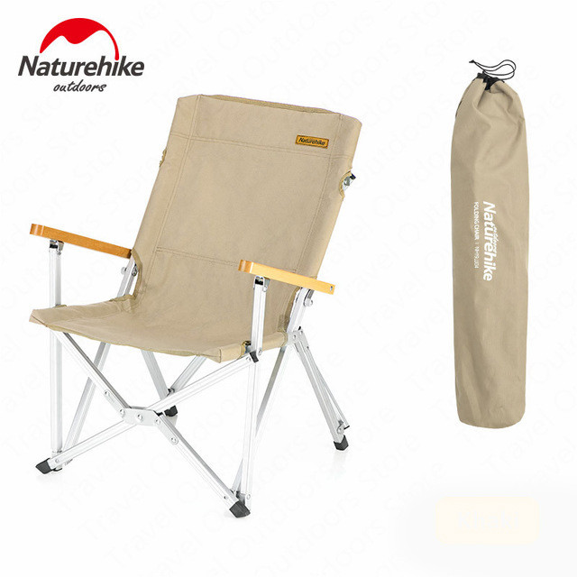 Кресло складное Naturehike Shangye NH19JJ004, алюминий, бежевый  