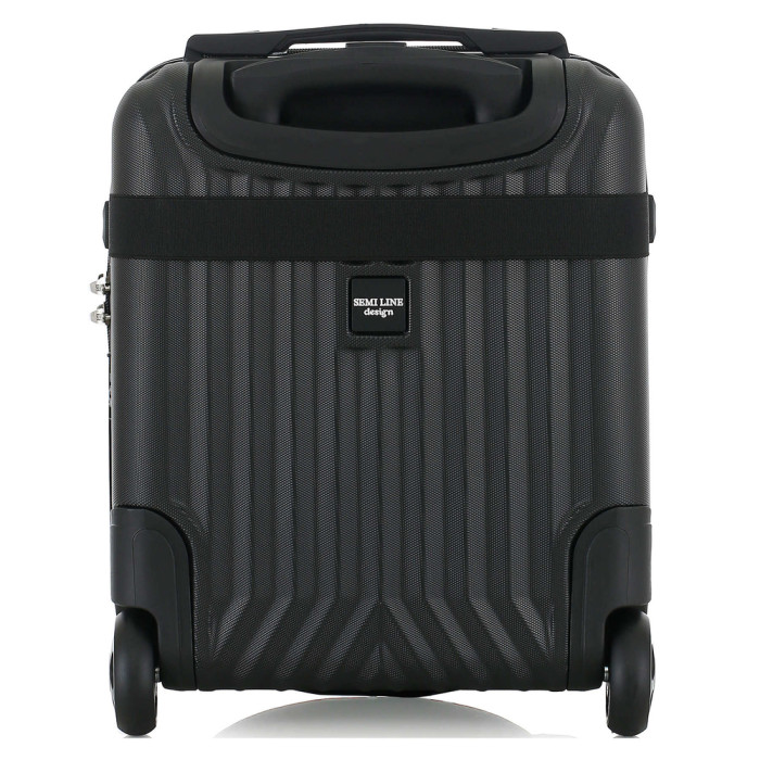 Чемодан Semi Line 20" (S) Black (T5984-2)  