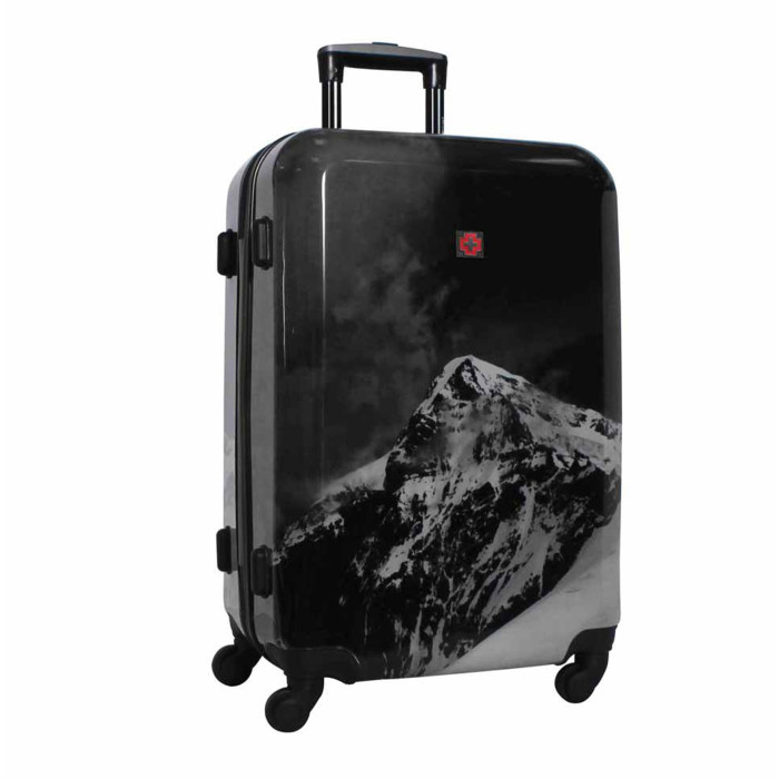 Чемодан Swissbrand Verbier (M) Black (SWB_LHVER001M) 