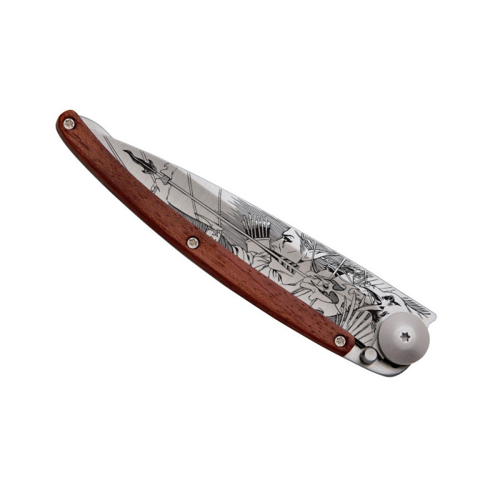 Нож Deejo Tattoo Wood 37 g, Rosewood, "Elf"  