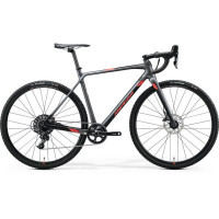 Велосипед Merida 2020 mission cx 5000 l silk silver/black(red)