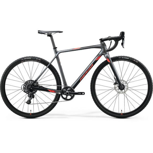 Велосипед Merida 2020 mission cx 5000 l silk silver/black(red) 