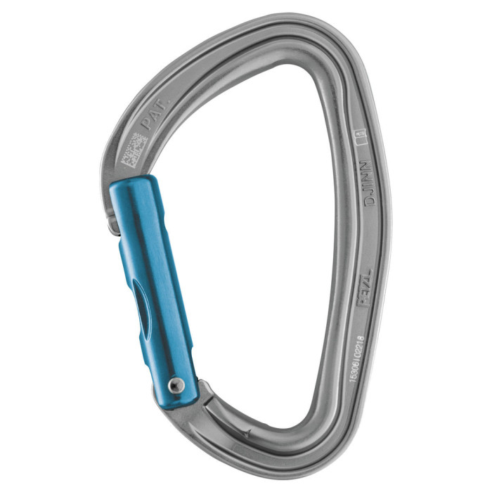 Карабин Petzl DJINN STRAIGHT прямой серый  