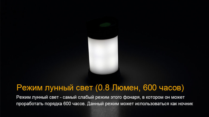 Фонарь-лампа Fenix CL25R, 350 лм. (черный)  