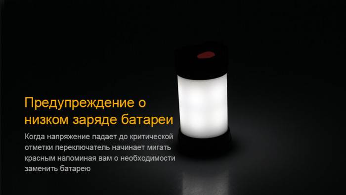 Фонарь-лампа Fenix CL25R, 350 лм. (черный)  